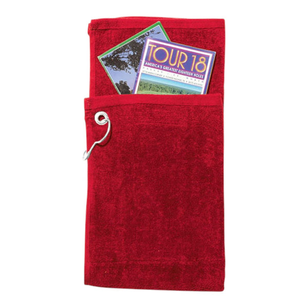 Cobra T-900G Bi-Fold Towel with Pocket – Antique Brass Grommet