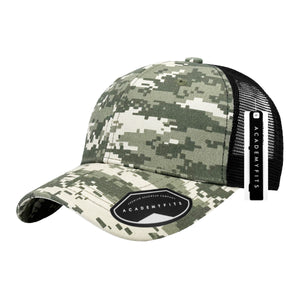 Academy Fits Camo Trucker Mesh Cap 2073C - 