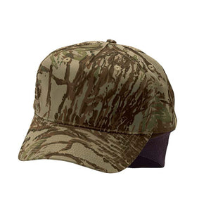 Cobra TEP-C 5 Panel Low Crown Camo Cap with Foldable Ear Flaps - 