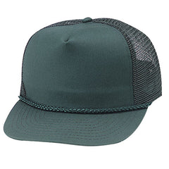 Nissun 5 Panel Twill Mesh Trucker Cap - TGCM - 
