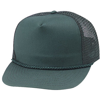 Nissun 5 Panel Twill Mesh Trucker Cap - TGCM