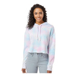 Independent Trading Co AFX64CRP Women's Lightweight Crop Hooded Sweatshirt