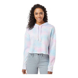 Independent Trading Co AFX64CRP Women's Lightweight Crop Hooded Sweatshirt