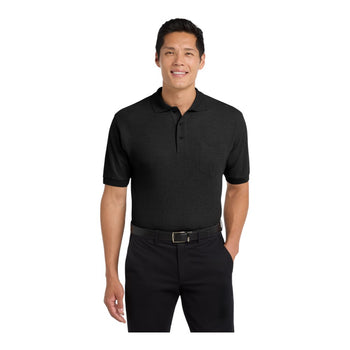 Port Authority TLK500P Tall Silk Touch Polo with Pocket