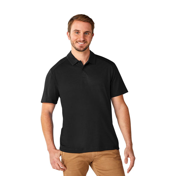 Elevate TM16312 Men’s AMOS Eco Short Sleeve Performance Polo
