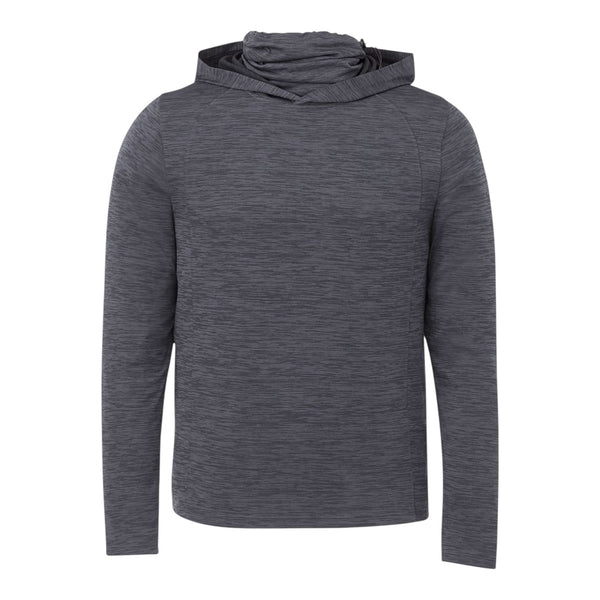 Elevate TM18217 Men's Sira Eco Performance Knit Lightweight Hoodie with Neck Gaiter