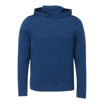Elevate TM18217 Men's Sira Eco Performance Knit Lightweight Hoodie with Neck Gaiter