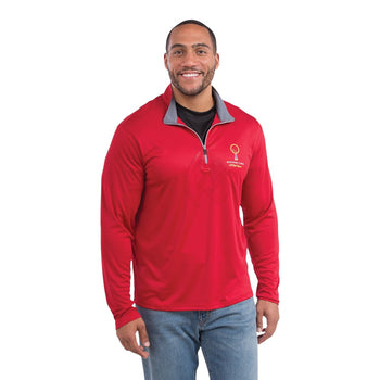 Elevate TM18304 Men's VEGA Performance Tech Quarter Zip