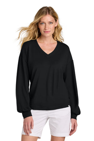 TravisMathew TM1LD009 Women's Long Weekend V-Neck - 