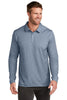 TravisMathew TM1MZ343 Oceanside Heather Long Sleeve Polo