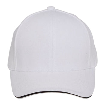 Elevate TM32038 Recycled Cotton Twill 6 Panel Split Peak Ballcap