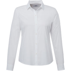 UNTUCKit TM40190 Womens Bella Wrinkle-Free Stretch Cotton Long Sleeve Button-Up Shirt - 