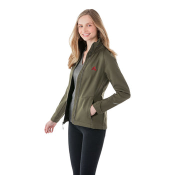 Elevate TM92907 Women's PEYTO Waterproof Softshell Jacket with Roll-Away Hood