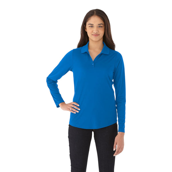 Elevate TM96255 Women's MORI Long Sleeve Performance Polo