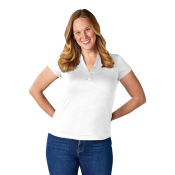 Elevate TM96312 Women's AMOS Eco Short Sleeve Performance Polo