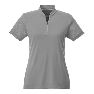 Elevate TM96612 Hakone Women's Short Sleeve Zip Up Polo - 