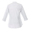 Elevate TM97601 Huntington Women's Three Quarter Sleeve Dotted Mandarin Collar Button Up Shirt