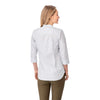 Elevate TM97601 Huntington Women's Three Quarter Sleeve Dotted Mandarin Collar Button Up Shirt