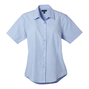 Elevate TM97733 Lambert Women's Oxford Short Sleeve Button Up Shirt - 