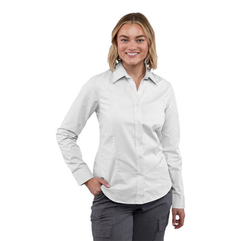 Elevate TM97744 Women’s WILSHIRE Long Sleeve Button-Up Shirt