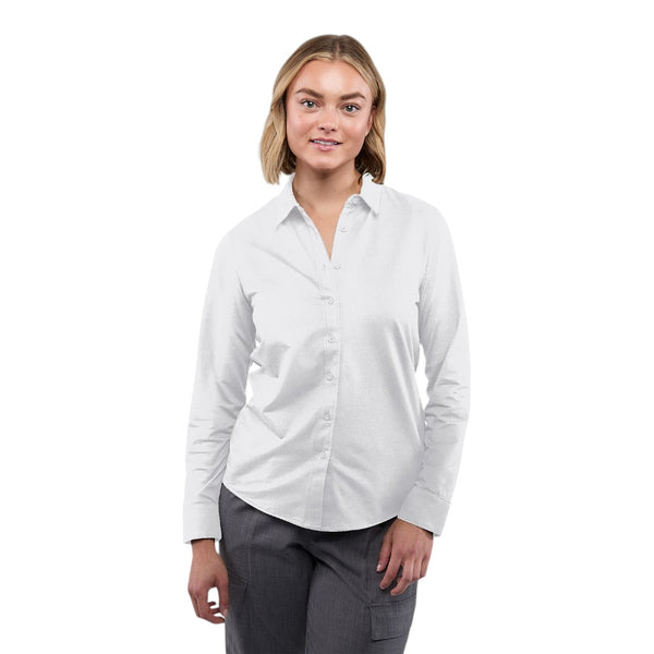 Elevate TM97746 Women’s TATRA Eco Knit Long Sleeve Button-Up Shirt