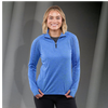 Elevate TM97810 Women's TAZA Performance Knit Quarter Zip with Thumb Holes