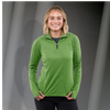 Elevate TM97810 Women's TAZA Performance Knit Quarter Zip with Thumb Holes