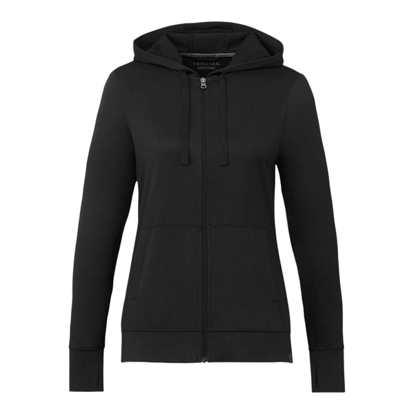 Elevate TM98145 Lavar Women's Eco Knit Full Zip Lightweight Performance Hoodie