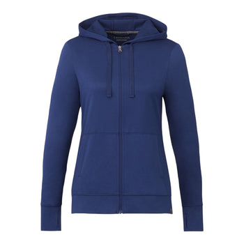 Elevate TM98145 Lavar Women's Eco Knit Full Zip Lightweight Performance Hoodie