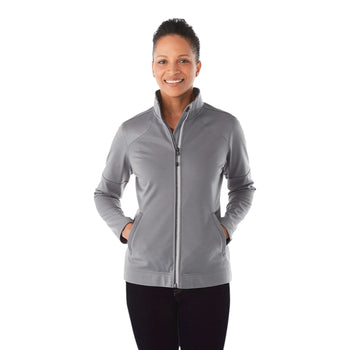 Elevate TM98154 Women's SENGER Knit Full Zip Performance Jacket with Thumb Holes