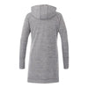 Elevate TM98210 Women's ODELL Performance Knit Tunic Length Full Zip Hoodie with Thumb Holes