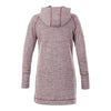 Elevate TM98210 Women's ODELL Performance Knit Tunic Length Full Zip Hoodie with Thumb Holes