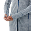 Elevate TM98210 Women's ODELL Performance Knit Tunic Length Full Zip Hoodie with Thumb Holes
