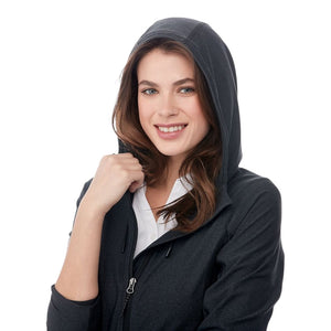Elevate TM98212 Women's KAISER Stretch Knit Full Zip Lightweight Jacket Hoodie - 