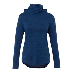 Elevate TM98217 Women's Sira Eco Performance Knit Lightweight Hoodie with Neck Gaiter - 