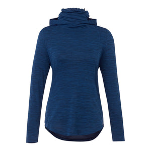 Elevate TM98217 Women's Sira Eco Performance Knit Lightweight Hoodie with Neck Gaiter - 