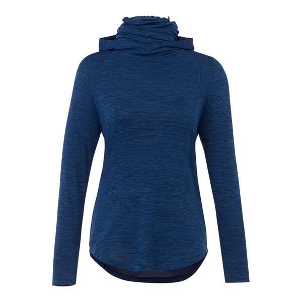Elevate TM98217 Women's Sira Eco Performance Knit Lightweight Hoodie with Neck Gaiter