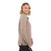 Elevate TM98312 Hudson Women's Eco Knit Half Zip Ribbed Sweater