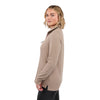 Elevate TM98312 Hudson Women's Eco Knit Half Zip Ribbed Sweater