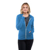 Elevate TM98731 Women's GARNER Lightweight Knit Full Zip Hoodie with Thumb Holes