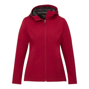 Elevate TM99351 Lefroy Women's Eco Lightweight Softshell Jacket with Hood - 