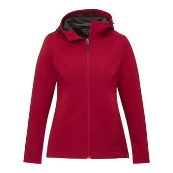 Elevate TM99351 Lefroy Women's Eco Lightweight Softshell Jacket with Hood