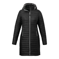Elevate TM99653 Women's SILVERTON Long Lightweight Packable Insulated Puff Jacket - 