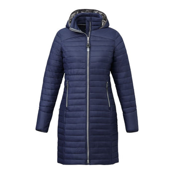 Elevate TM99653 Women's SILVERTON Long Lightweight Packable Insulated Puff Jacket