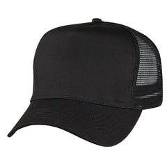 Nissun 5 Panel Cotton Twill Mesh Cap (No Braid) - TMNB - 