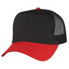 Nissun 5 Panel Cotton Twill Mesh Cap (No Braid) - TMNB