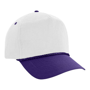 Cobra TSG-2 5 Panel Twill Two-Tone Rope Cap - 