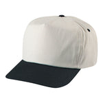 Cobra TSG-N 5 Panel Natural Crown Color Visor Hat