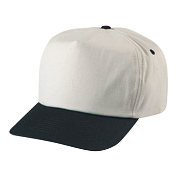 Cobra TSG-N 5 Panel Natural Crown Color Visor Hat
