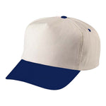 Cobra TSG-N 5 Panel Natural Crown Color Visor Hat